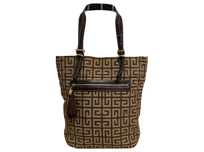Givenchy Handbags Brown Cloth  ref.745305