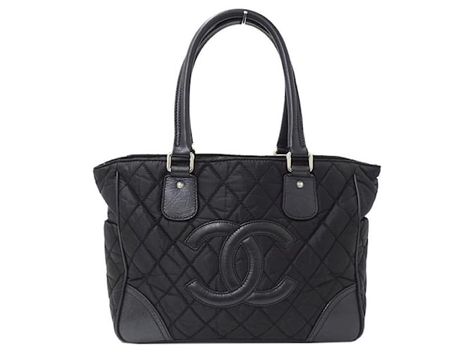 Chanel Cabas Negro Sintético  ref.746056