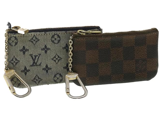 Louis Vuitton Style Damier Key Cles Coin Pouch