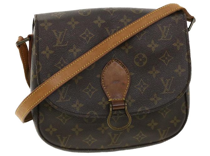 Saint-Cloud LOUIS VUITTON Monogram Saint Cloud GM Borsa a tracolla M51242 LV Auth em3467 Monogramma