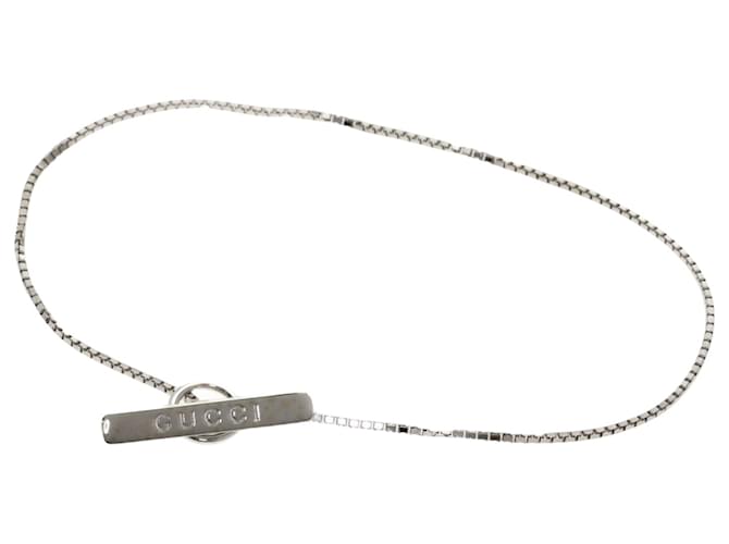 Gucci Trademark Silver Charm Bracelet 18cm Gucci