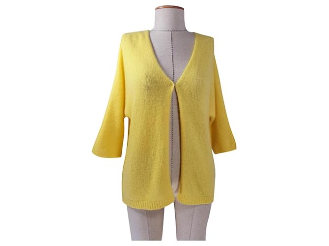 Hémisphère Knitwear Yellow Silk Cashmere  ref.746494