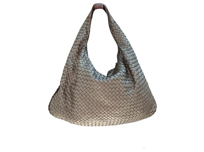 Bottega Veneta Handbags Bronze Leather  ref.746497