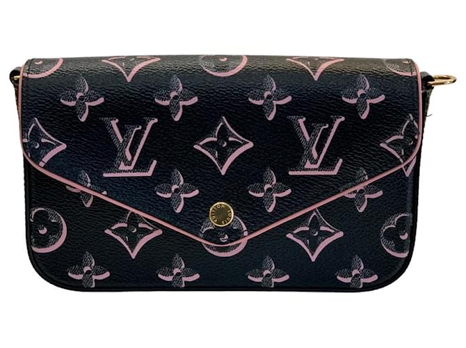 Louis Vuitton Handbags Pink Blue Leather ref.746534 - Joli Closet
