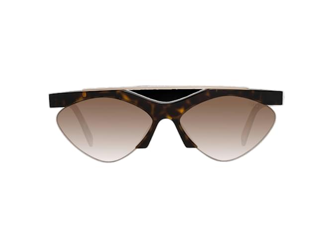 Emilio Pucci Nuovi Occhiali da Sole Donna mod. EP0137 5952F 59-14-140 MM Marrone Acetato  ref.746582