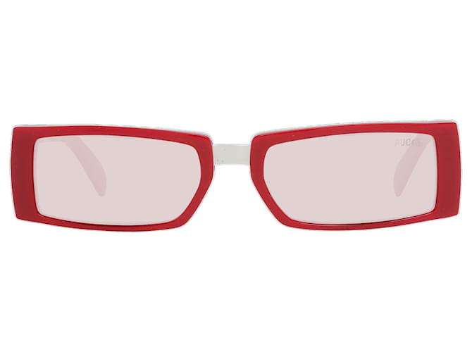 Emilio Pucci Nuovi Occhiali da Sole Donna mod. EP0126 5366Y 53-17-140 MM Rosso Acetato  ref.746611