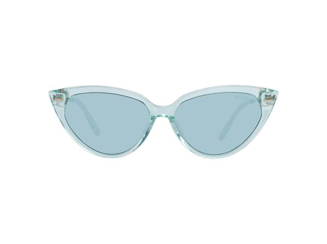 Emilio Pucci Nuovi Occhiali da Sole Donna mod. EP0148 5687N Turchese Acetato  ref.746639