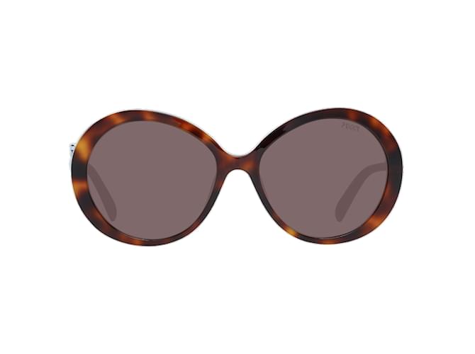 Emilio Pucci Nuovi Occhiali da Sole Donna mod. EP0164 5852E 58-17-140 MM Marrone Acetato  ref.746648