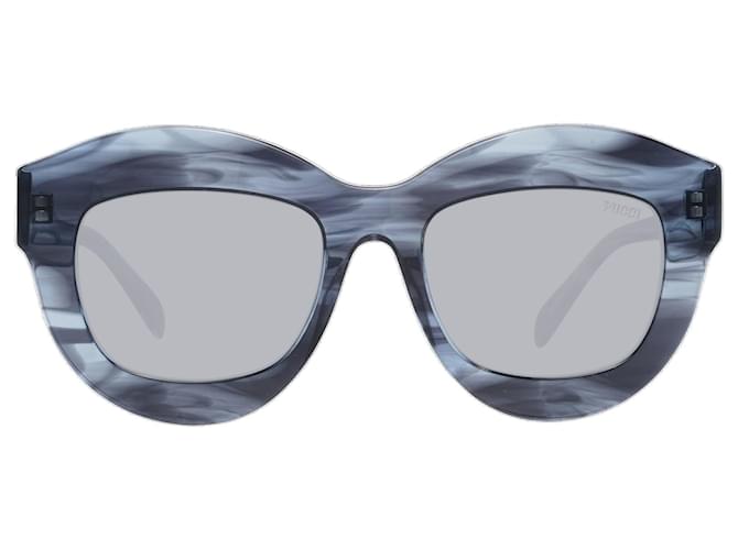 Emilio Pucci Nuovi Occhiali da Sole Donna mod. EP0122 5192B 51-19-145 MM Blu Acetato  ref.746652