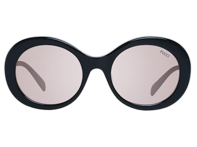 Emilio Pucci Nuovi Occhiali da Sole Donna mod. EP0127 5501T 55-21-140 MM Nero Acetato  ref.746658