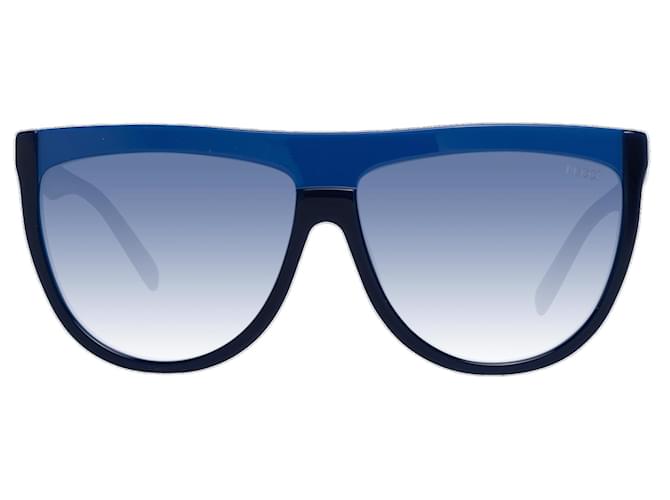 Emilio Pucci Nuovi Occhiali da Sole Donna mod. EP0087 6092W Blu Acetato  ref.746664