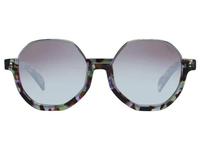 Emilio Pucci Nuovi Occhiali da Sole Donna mod. EP0089 5555Z 55-19-145 MM Multicolore Acetato  ref.746668