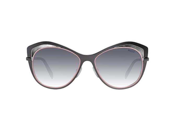 Emilio Pucci Nuovi Occhiali da Sole Donna mod. EP0130 5608B Argento Acetato  ref.746669