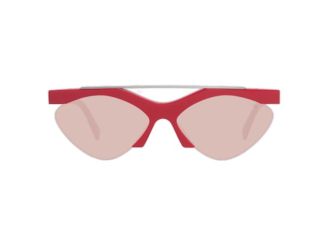 Emilio Pucci Nuovi Occhiali da Sole Donna mod. EP0137 5966S Rosso Acetato  ref.746679