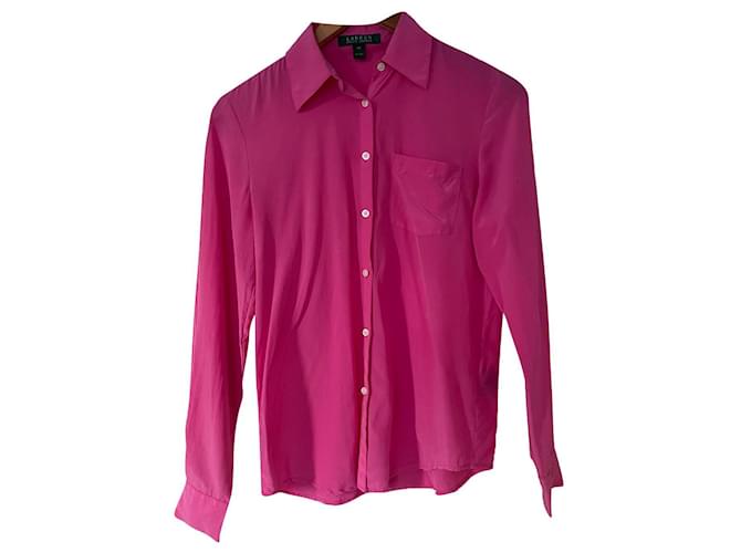 Ralph Lauren Tops Pink Silk  ref.746683