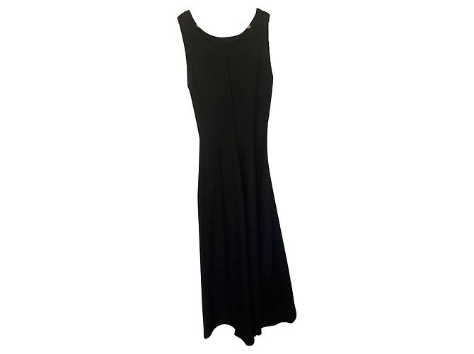 Alaïa Maxikleid in Schwarz Strick
