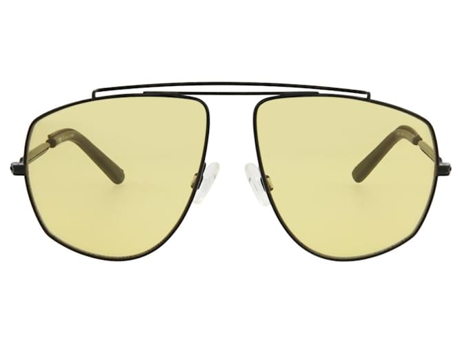 Puma Sonnenbrille aus Metall im Aviator-Stil Schwarz  ref.746955