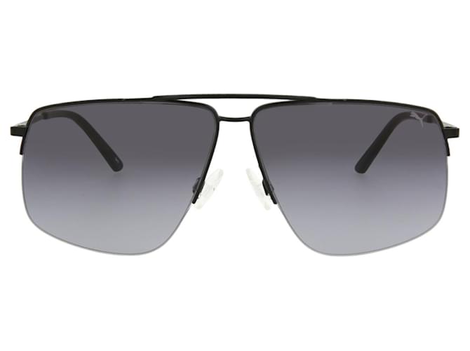 Puma Aviator-Style Metal Sunglasses Black  ref.746958