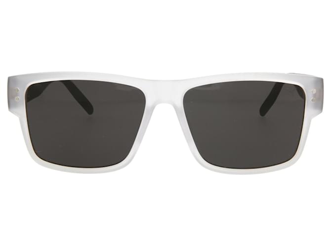Puma Square-Frame Injection Sunglasses White  ref.747094