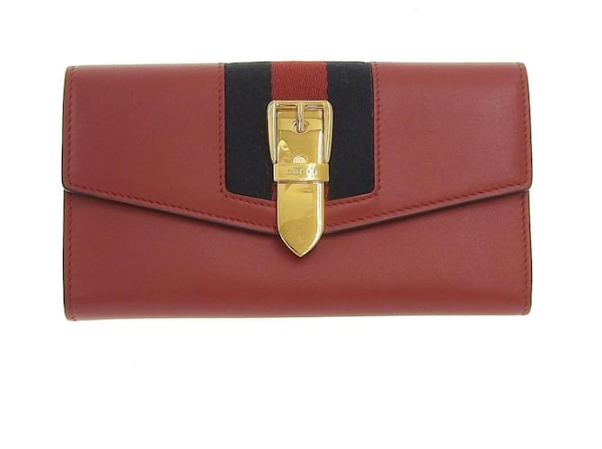 gucci Cuir Rouge  ref.747399