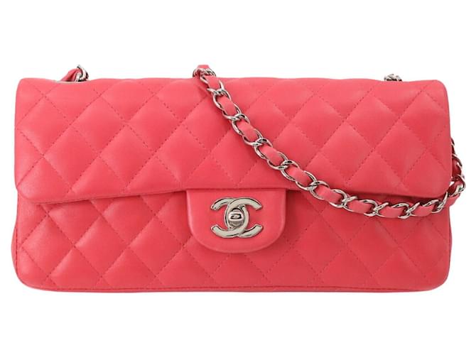 Chanel Timeless Pink Leder  ref.747423