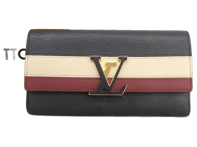 Louis Vuitton Capucines Black Leather  ref.748075