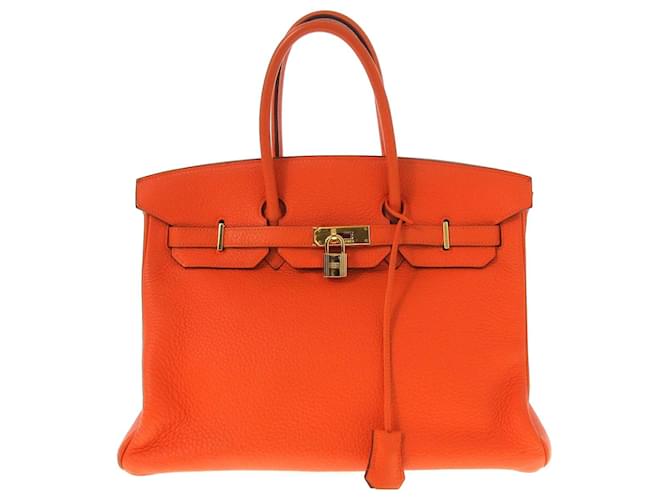 Hermès Birkin Orange Leather  ref.748215