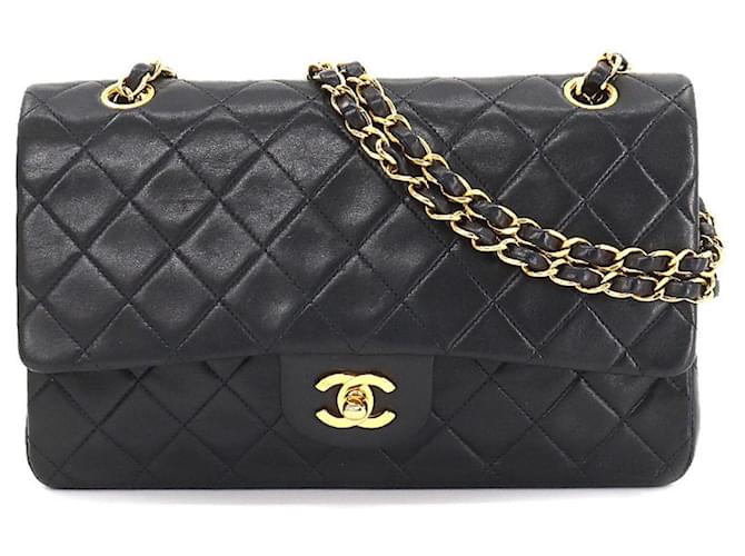 Chanel Timeless Black Leather  ref.748459