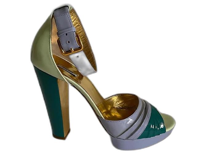 Miu Miu Heels Multiple colors Patent leather  ref.748483