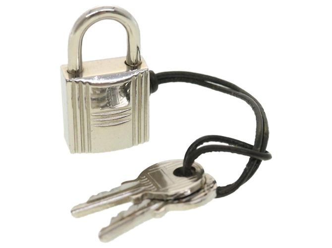 Hermès HERMES Cadena Lucchetto Argento Auth tb342