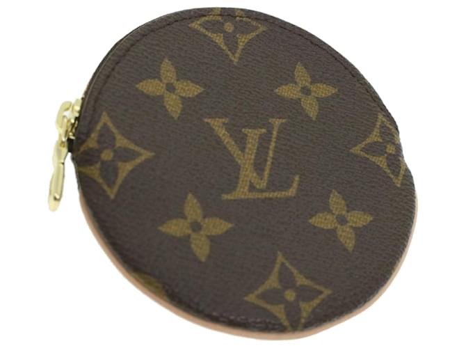 LOUIS VUITTON Monogram Porte Monnaie Round Coin Purse M61926 LV Auth tb351  Cloth ref.748723 - Joli Closet