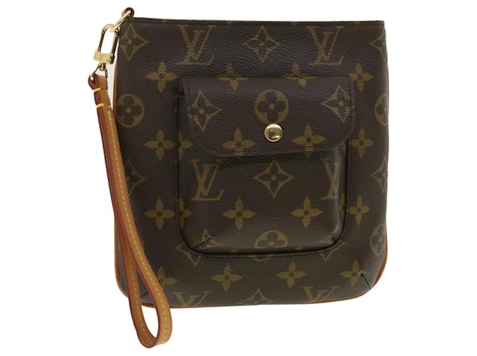 Louis Vuitton Partition Clutch Bag Pouch Mi1002 Purse Monogram M51901