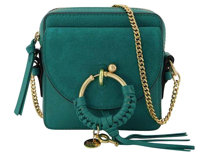 See by Chloé Joan Camera Bag - See By Chloe - Ceylan Green - Leather  ref.748865 - Joli Closet