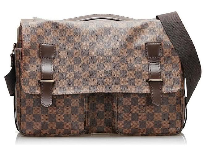 Louis Vuitton Damier Ebene Messenger Bag Brown