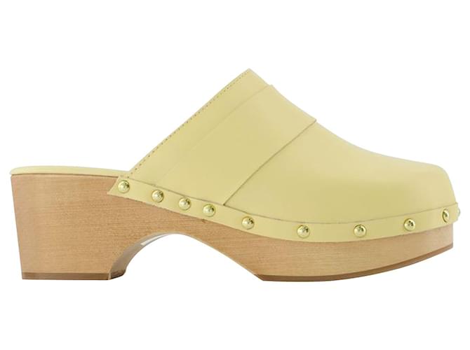 Bibi Slides - Aeyde - Butter - Leather Yellow  ref.748999