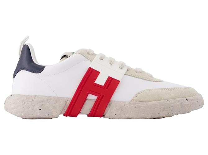 3Sneakers R - Hogan - Multi/Bianco - Pelle Multicolore  ref.749231