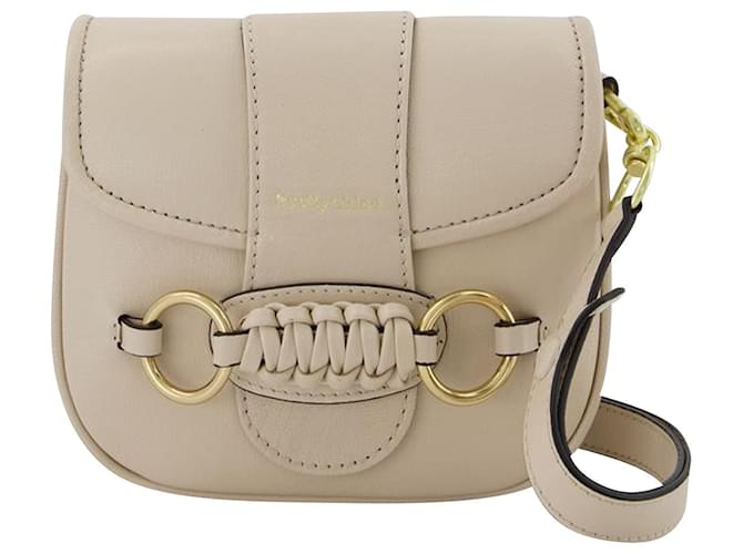 See by Chloé Saddie Hobo Bag - See By Chloe - Cement Beige - Leather  ref.749236