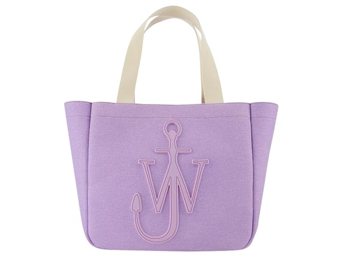 JW Anderson Cabas Tote Bag - J.W. Anderson -  Lilac - Cotton Purple Cloth  ref.749256