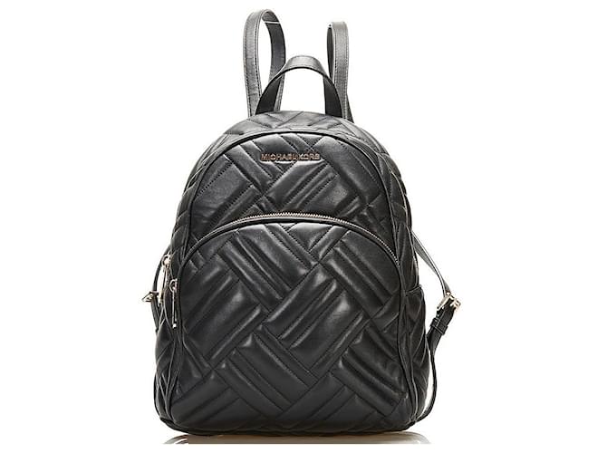 Michael kors abbey backpack black sale