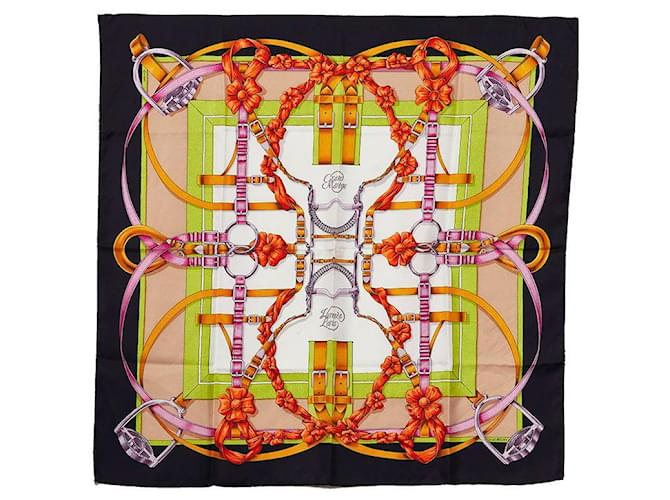 Silk In hermès Grand Manège Foulard en soie multicolore  ref.749335