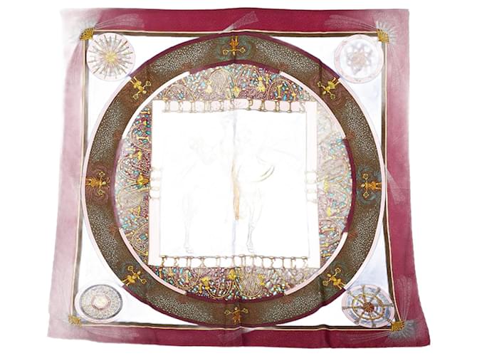 Silk In hermès Feux D'Artifice Foulard en soie multicolore  ref.749336