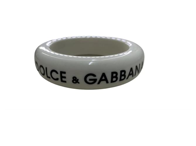Dolce & Gabbana Armbänder Weiß Acetat  ref.749474