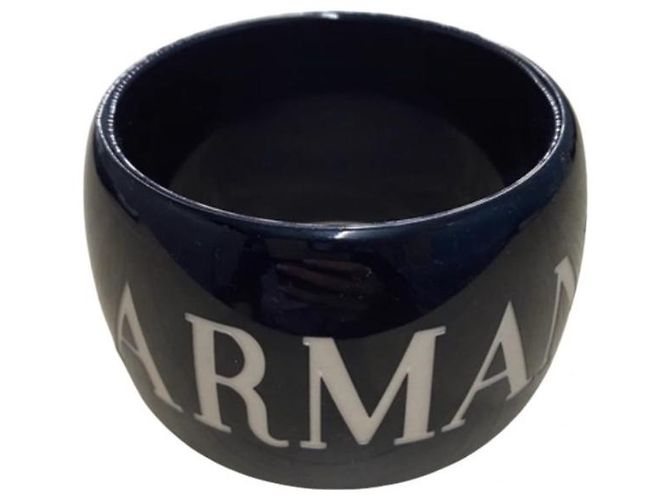 Bracciale rigido Emporio Armani bianco e nero