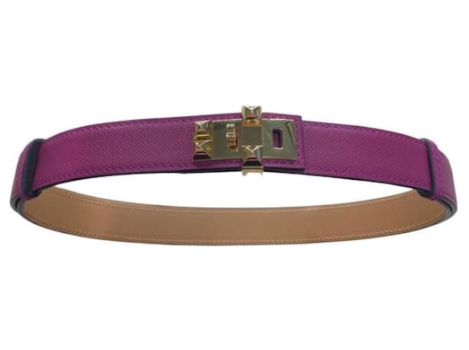 Hermès Belts Pink Leather  ref.749477