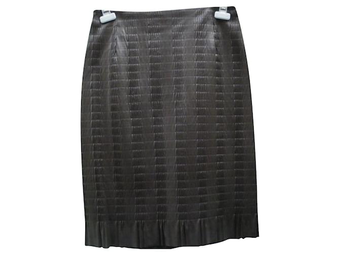 Georges Rech Skirts Brown Leatherette  ref.749489