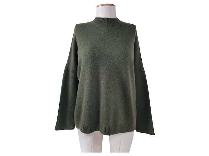 Autre Marque Maison Anje Ledelita Kaschmirpullover Grün