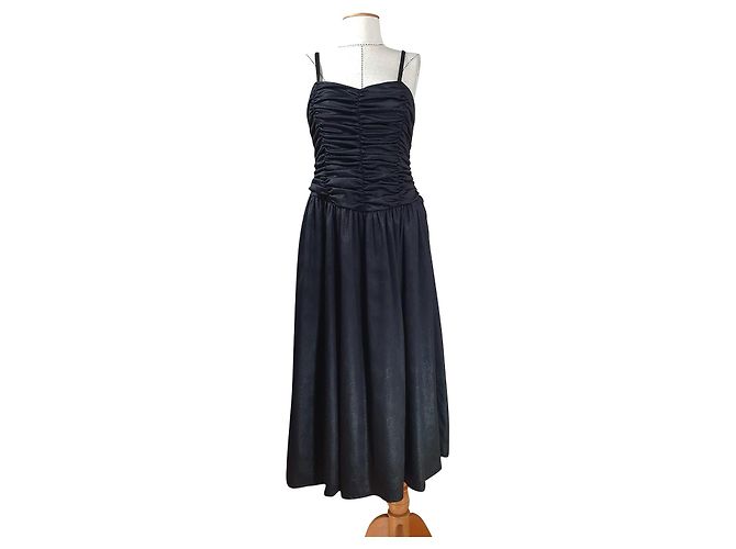 Acne Studios Schwarzes Polyester Kleid L