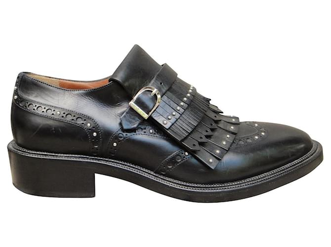 Sartore p loafers 38 Black Leather  ref.749661
