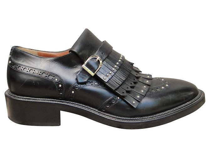 Mocassini Sartore in pelle nera 38 Nero