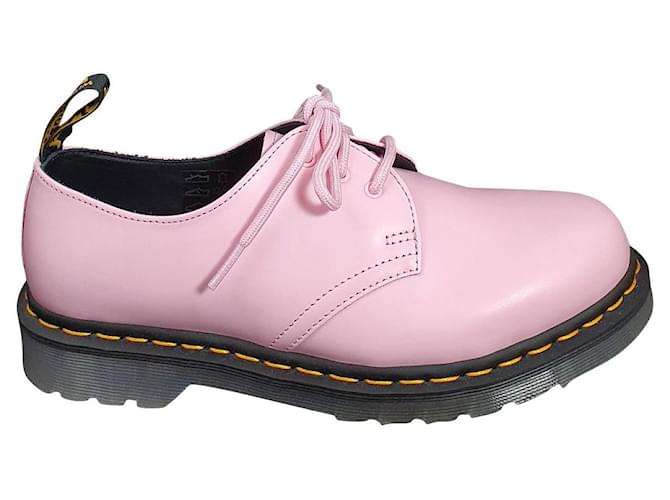 Dr. Martens Lace ups Pink Leather  ref.749663